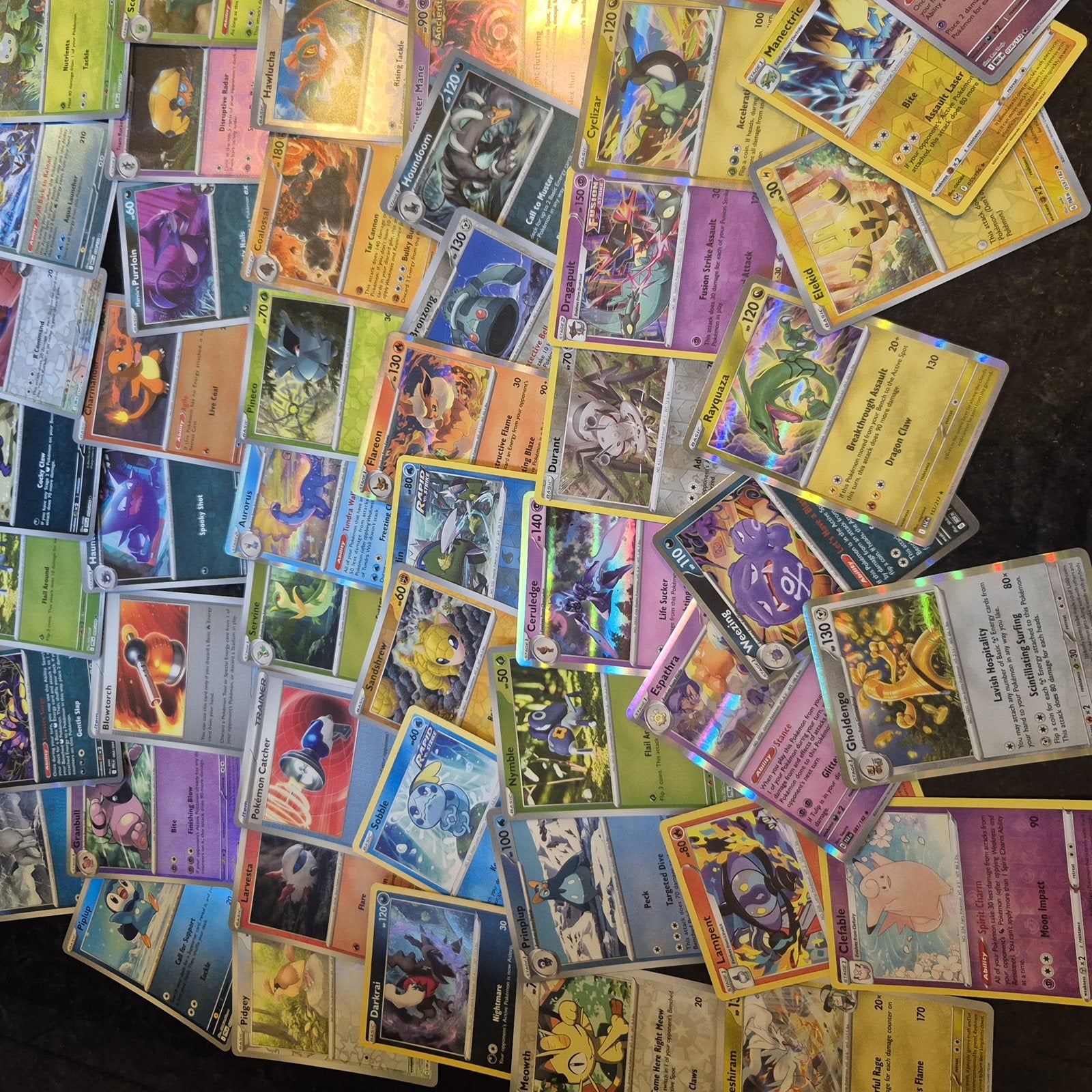 Pokémon Bulk Lot - 500 Holo & Reverse Holo Cards