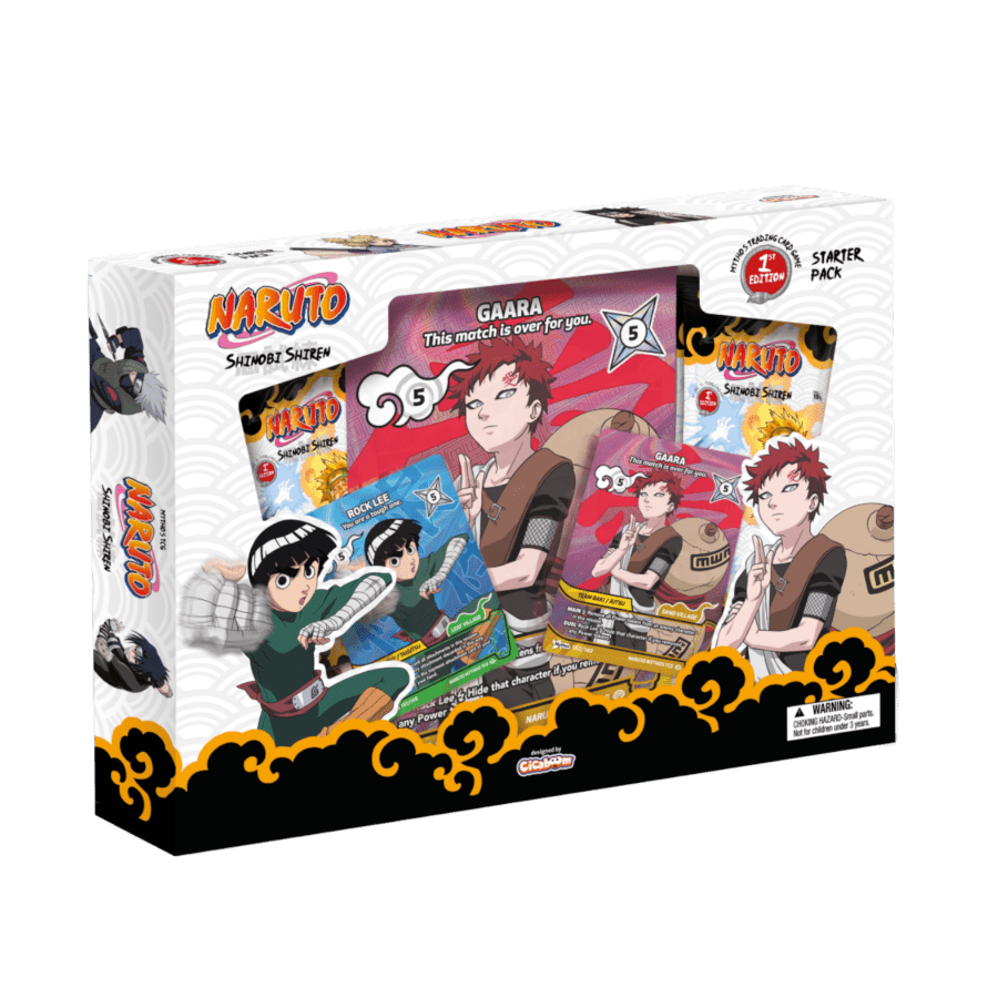 Naruto Mythos TCG Set 2 Shinobi Shiren Gaara vs Rock Lee 1st Edition starter deck, English