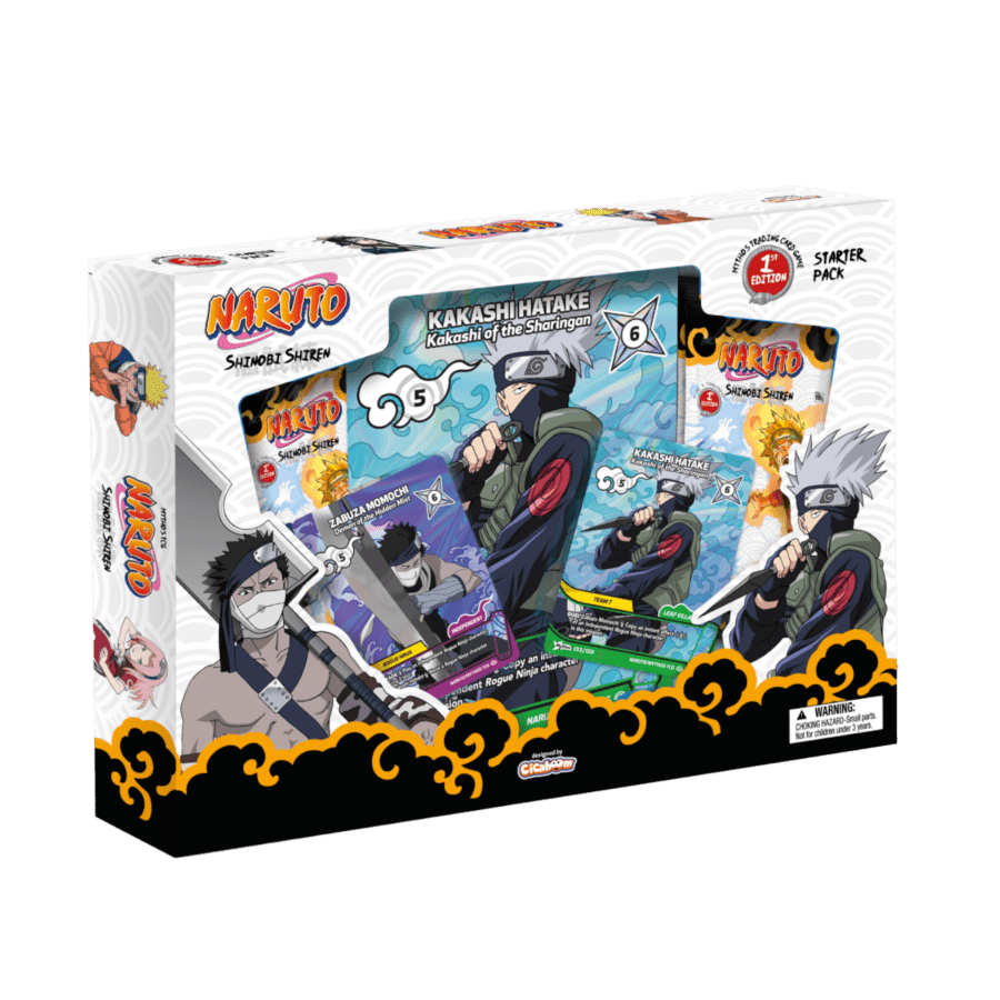 Naruto Mythos TCG Set 2 Shinobi Shiren Kakashi vs Zabuza 1st Edition starter deck, English